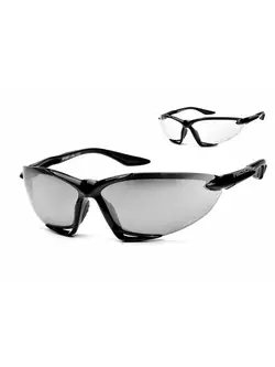 ARCTICA Sportbrille mit austauschbaren Linsen S-50A - Farbe: Schwarz