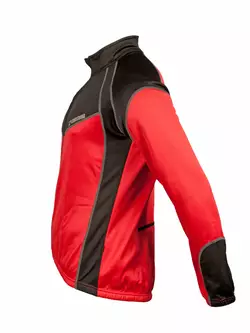 CROSSROAD KENT warmes Fahrrad-Sweatshirt, schwarz und rot