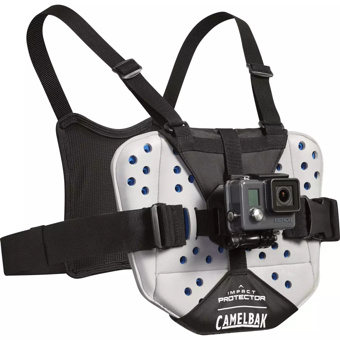 Camelbak SS18 Oberkörper-Protektor mit Griff für eine Sportcamera STERNUM PROTECTOR Black 1557001000