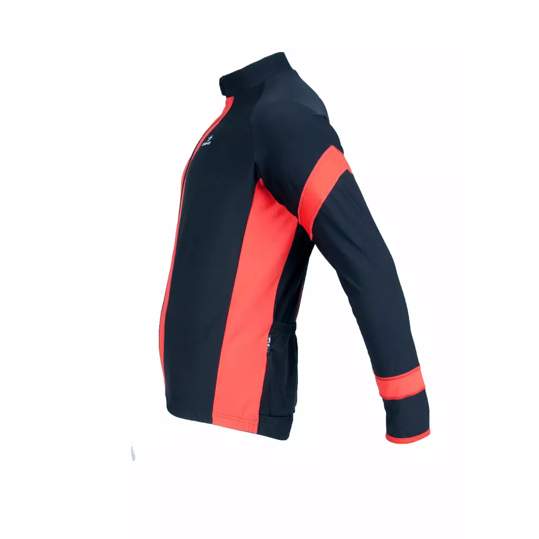 DEKO FIT Herren-Radsport-Sweatshirt, Schwarz und Rot