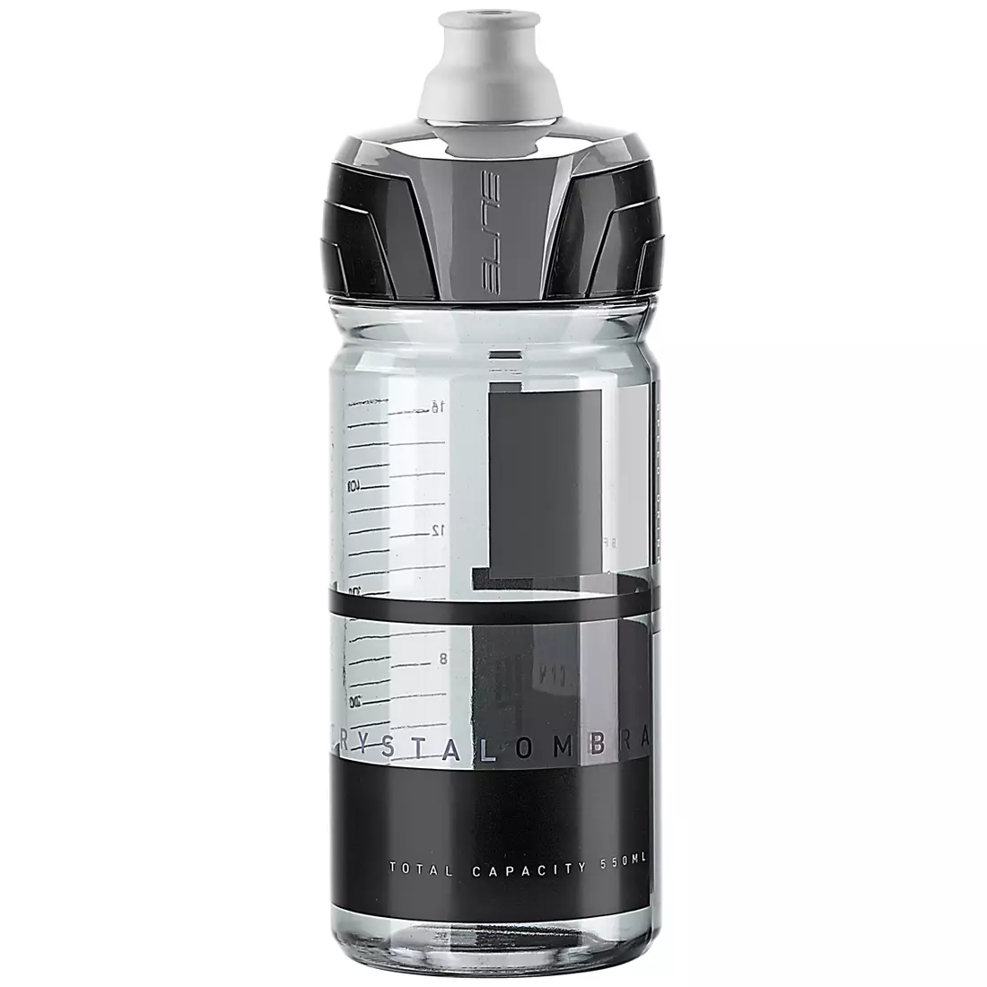 Elite Crystal Ombra Smoke Fahrradflasche – Grey Graphics 550 ml EL0150124 SS19
