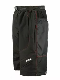 FDX 2020 Herren MTB-Radhose schwarz und rot