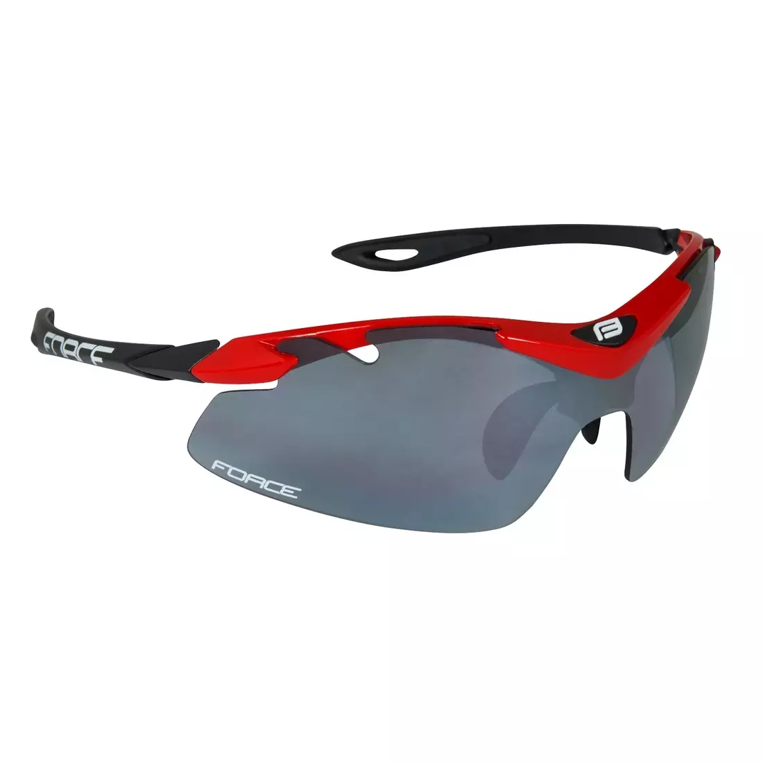 FORCE DUKE Brille mit Wechselgläsern rot und schwarz 91023