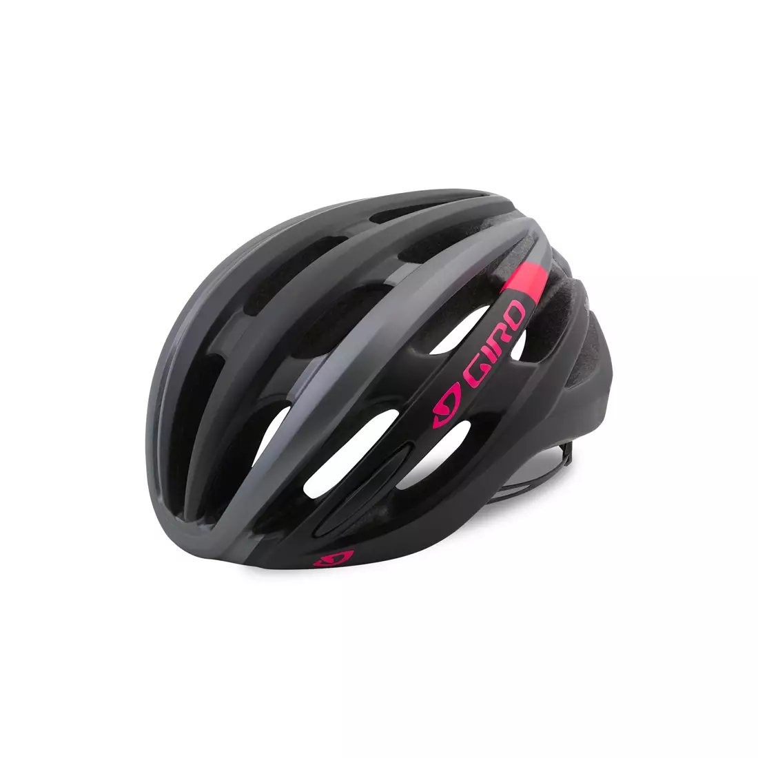 GIRO SAGA – Damen-Fahrradhelm, Schwarz, Grau und Pink