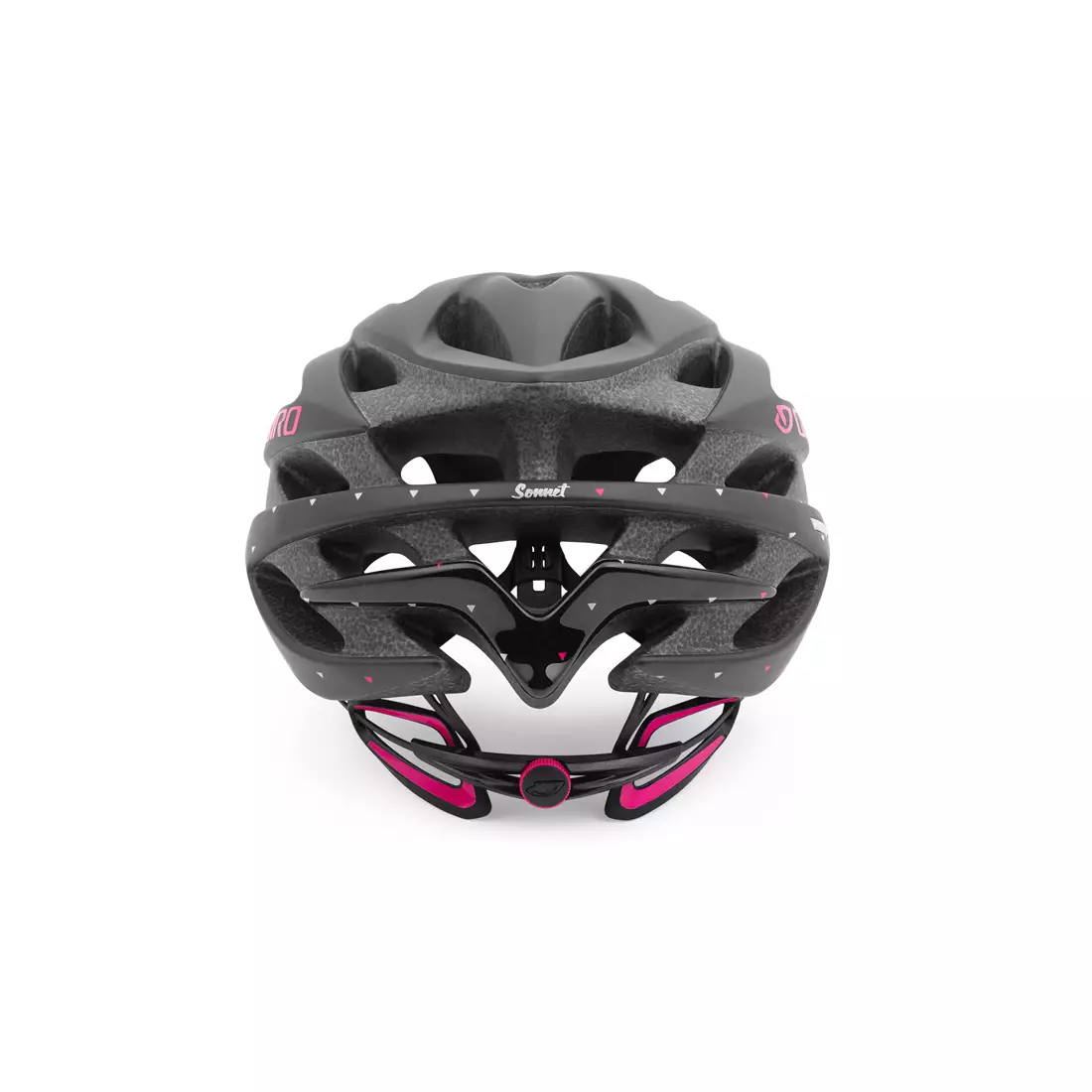 GIRO SONNET - Damen-Fahrradhelm, schwarz und rosa matt