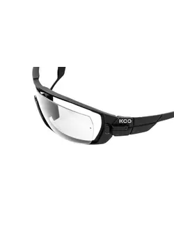 KOO OPEN - Sportbrille BLACK CEY00002.201 - black-szkło-smokemirror/clear