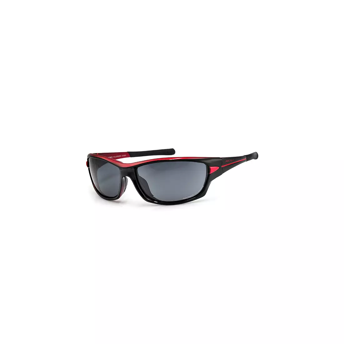 ARCTICA Sportbrille S-90A – Farbe: Schwarz und Rot
