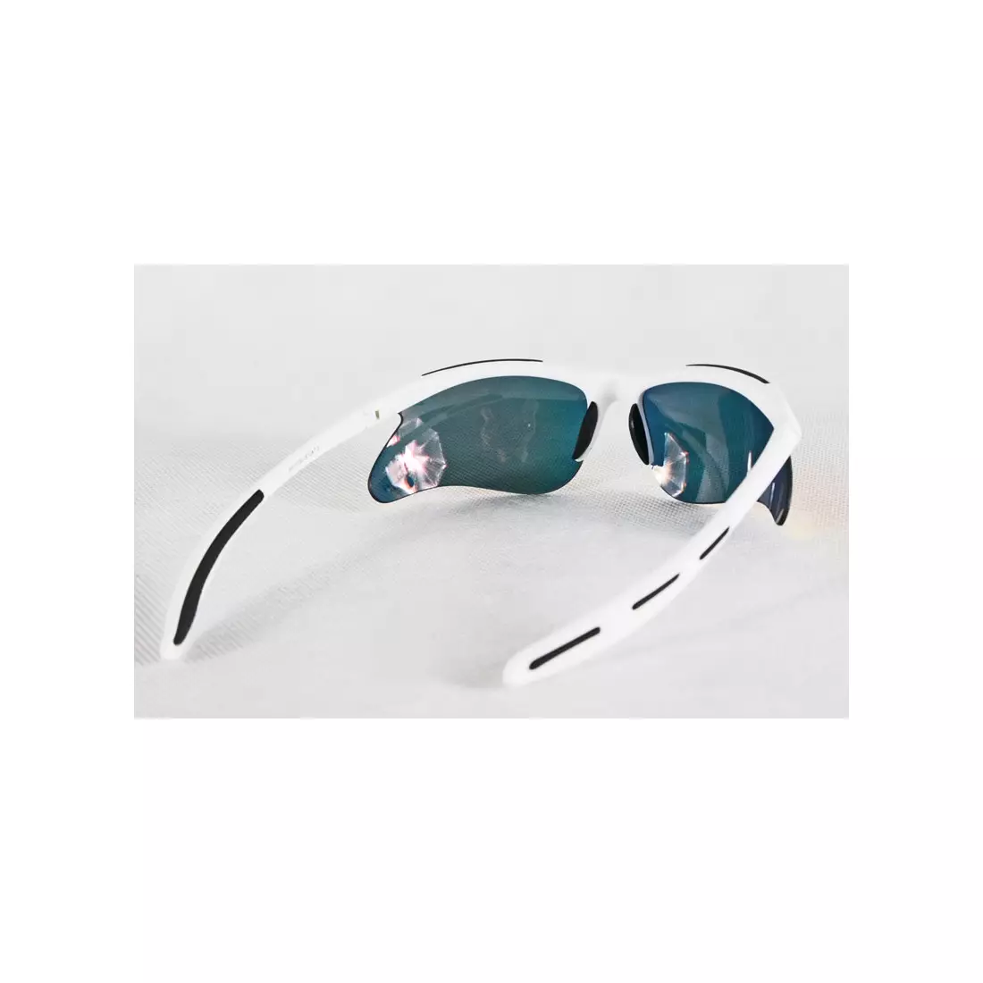 ROGELLI Sportbrille HS-702 + Etui - Farbe: Weiß