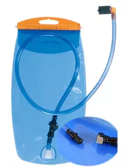 SOURCE SPINNER 2.0L Rucksack mit Wasserblase – Farbe: Orange-Grau