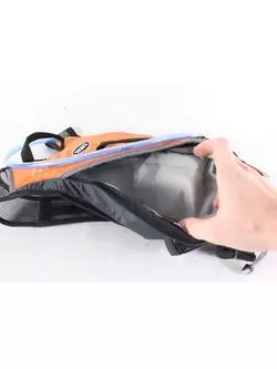 SOURCE SPINNER 2.0L Rucksack mit Wasserblase – Farbe: Orange-Grau