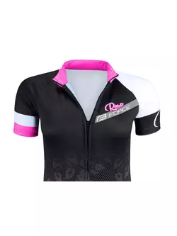 FORCE ROSE Damen-Radtrikot 9001342 schwarz und rosa