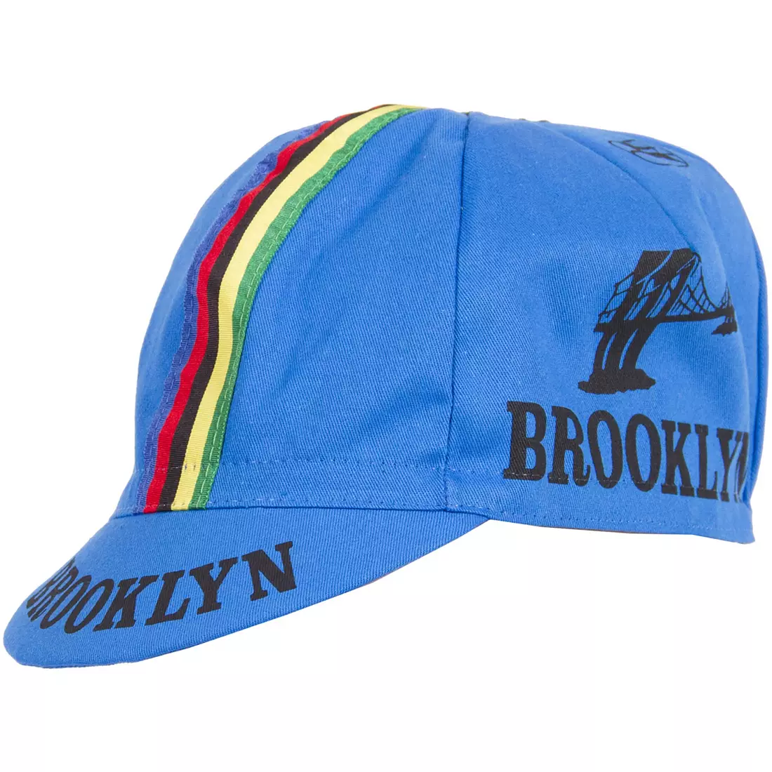 GIORDANA SS18 Radmütze – Brooklyn – Azzurro Blue mit Streifenband GI-S6-COCA-BROK-AZZU Einheitsgröße