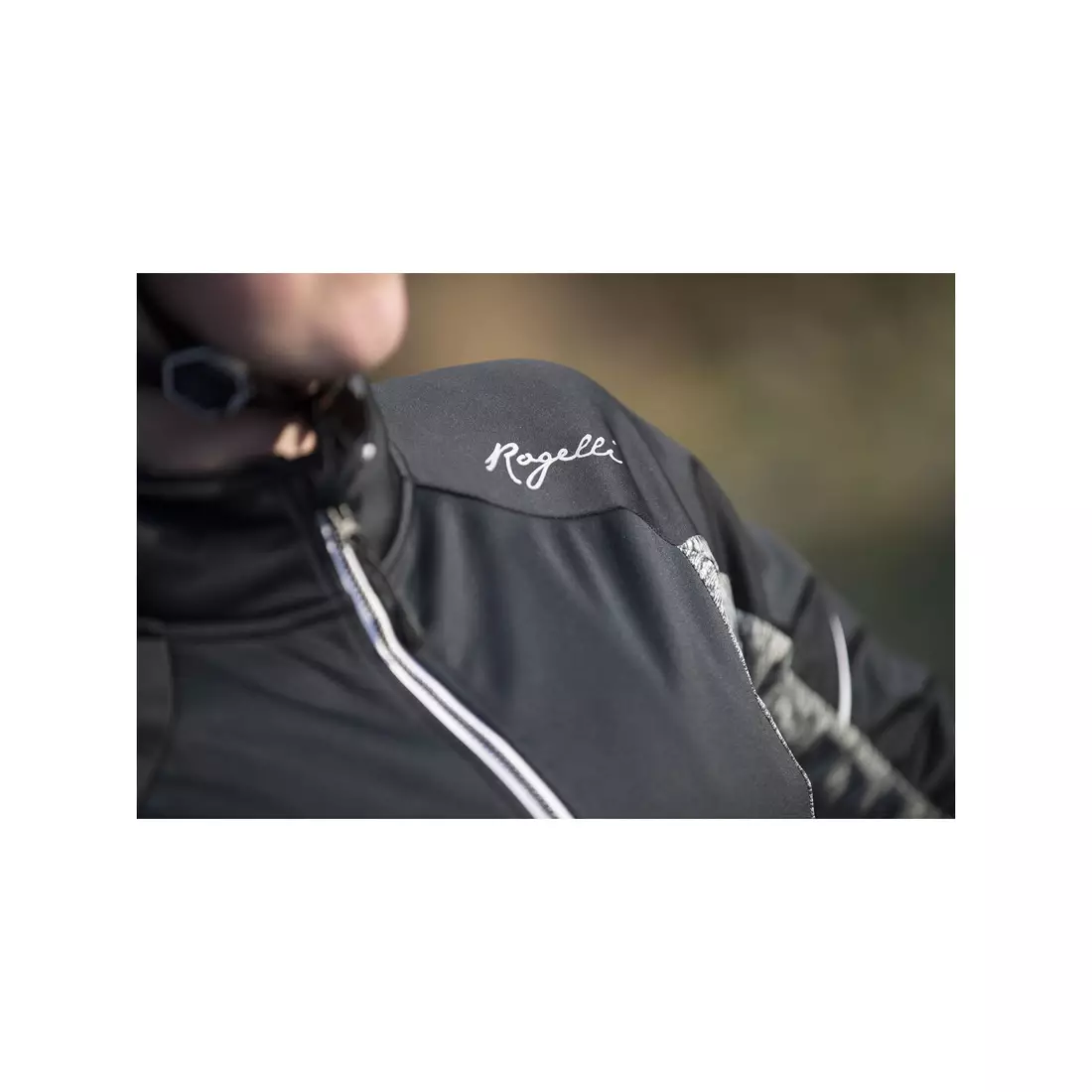 ROGELLI CARLYN 2.0 Damen Winter-Radjacke, schwarz-grau