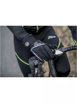 ROGELLI SHIELD Winter-Fahrradhandschuhe, HIPORA, schwarz