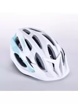 ALPINA Fahrradhelm MTB 17, weiß und hellblau