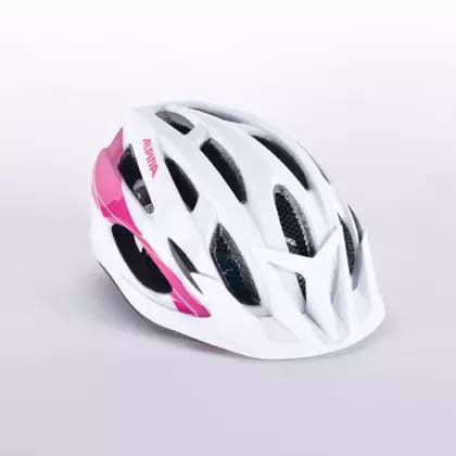 ALPINA Fahrradhelm MTB17, weiß und pink