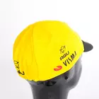 Apis Profi Simpel.nl Fahrradkappe Jumbo Visma gelb, schwarzer Schirm