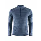 CRAFT GRID Herren-Sportsweatshirt, Blaumelange 1906648-391200
