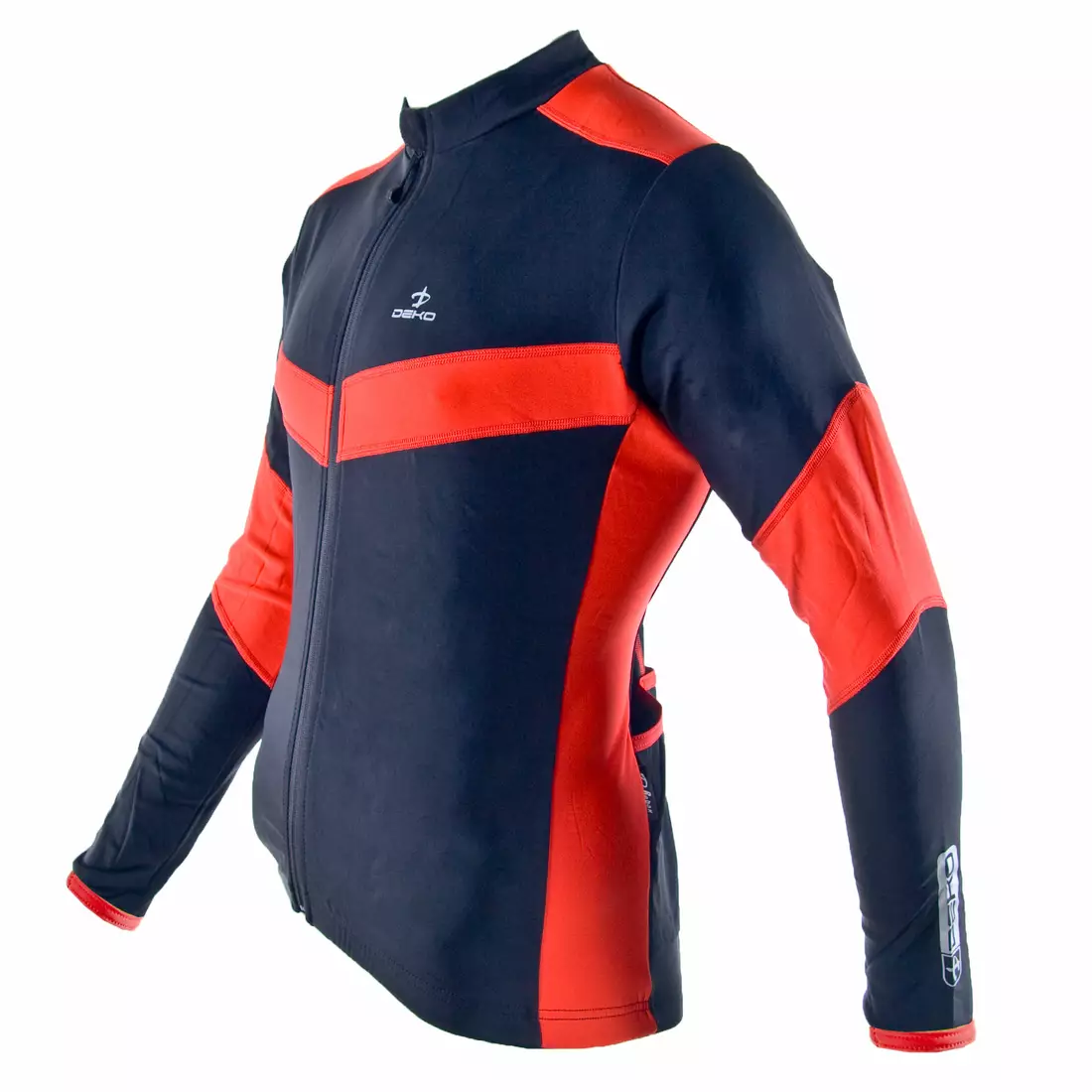 DEKO HUM D-Robax Fahrrad-Sweatshirt, schwarz und rot