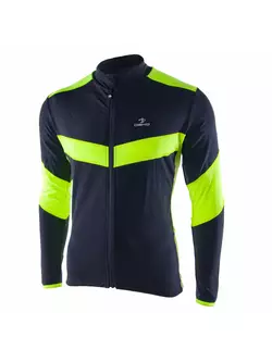 DEKO HUM D-Robax Radsport-Sweatshirt schwarz-fluorgelb