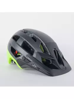 Fahrradhelm enduro UVEX FINALE 2.0 schwarz matt fluorgelbrgelbr grün