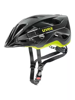 UVEX Active CC Fahrradhelm in Schwarz und Fluor