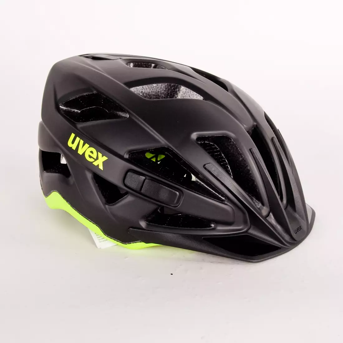 UVEX Active CC Fahrradhelm in Schwarz und Fluor