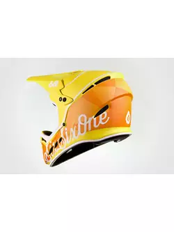 661 RESET GEO CITRUS Fahrradhelm fullface gelb-orange