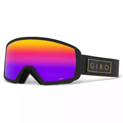 Damen Ski-/Snowboardbrille GIRO GAZE BLACK GOLD BAR GR-7083130