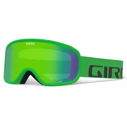 Winterbrille GIRO CRUZ BRIGHT GREEN WORDMARK - GR-7083043