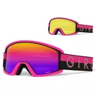 Ski-/Snowboardbrille GIRO DYLAN BLACK PINK THROWBACK GR-7094553