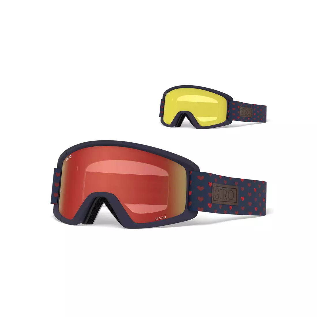 Ski-/Snowboardbrille GIRO DYLAN HEARTS GR-7105442