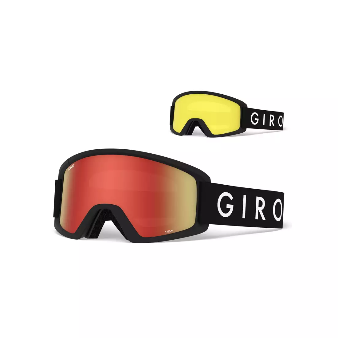 Ski-/Snowboardbrille GIRO SEMI BLACK CORE GR-7083510