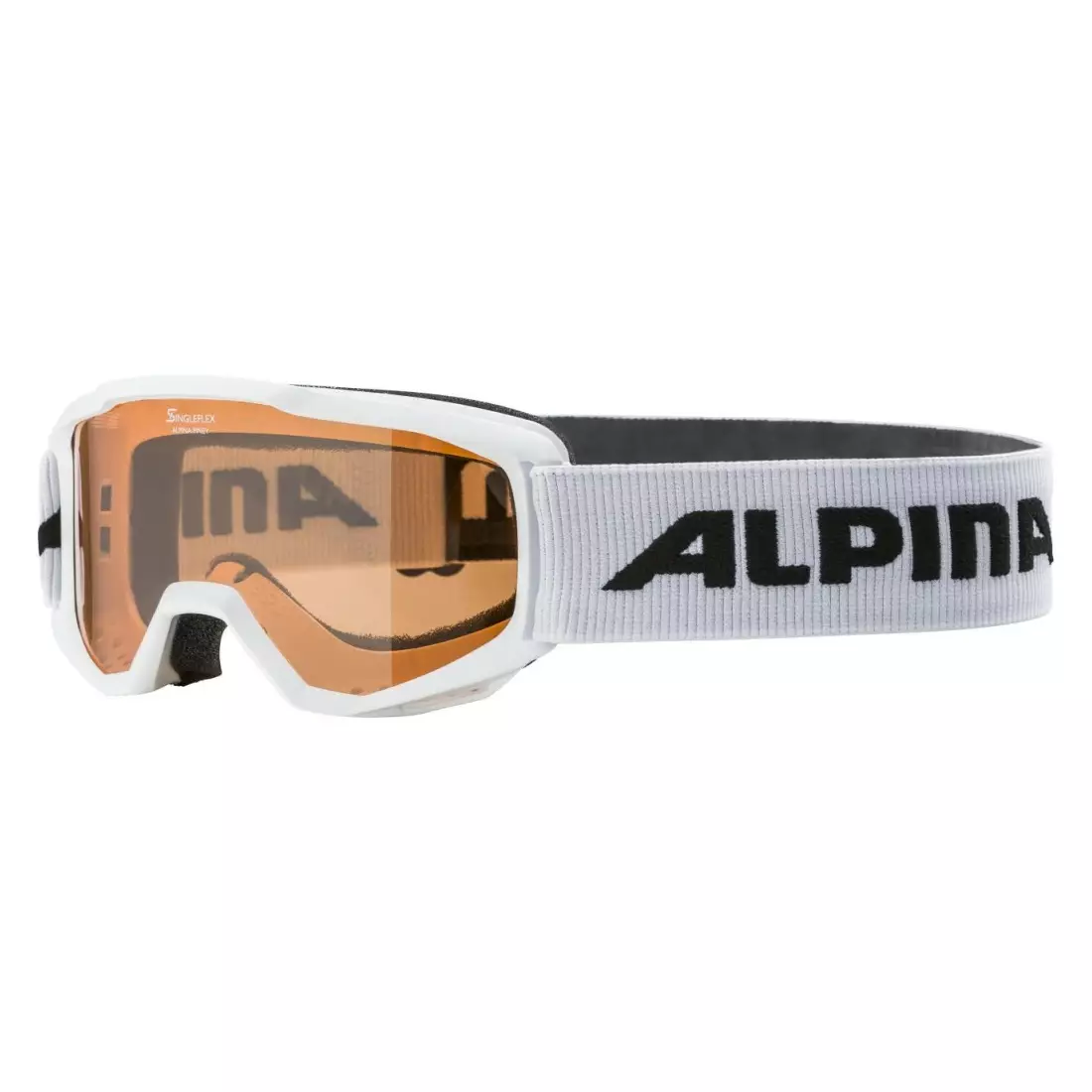 Ski-/Snowboardbrille ALPINA JUNIOR PINEY WHITE A7268411