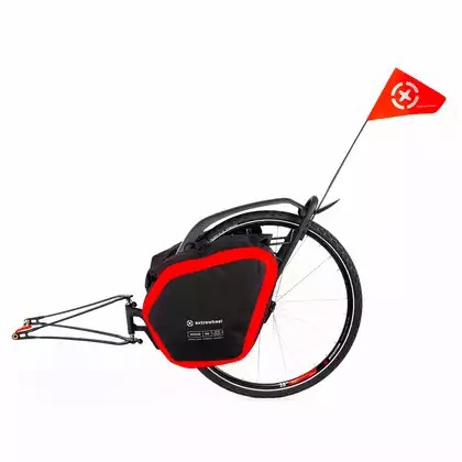 EXTRAWHEEL Fahrradanhänger brave 26&quot;mit einem Rad + Fahrradtaschen nomad 60L polyester E0085