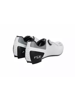 FLR F-11 Fahrradschuhe für Männer, Straßenschuhe, weiß