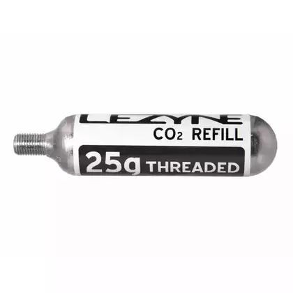 LEZYNE Gaskartusche für Fahrradpumpe threaded co2 25g 30 Stück LZN-1-C2-CRTDG-V225