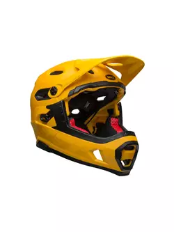 BELL SUPER DH MIPS SPHERICAL Vollgesichts Fahrradhelm, matte gloss yellow black
