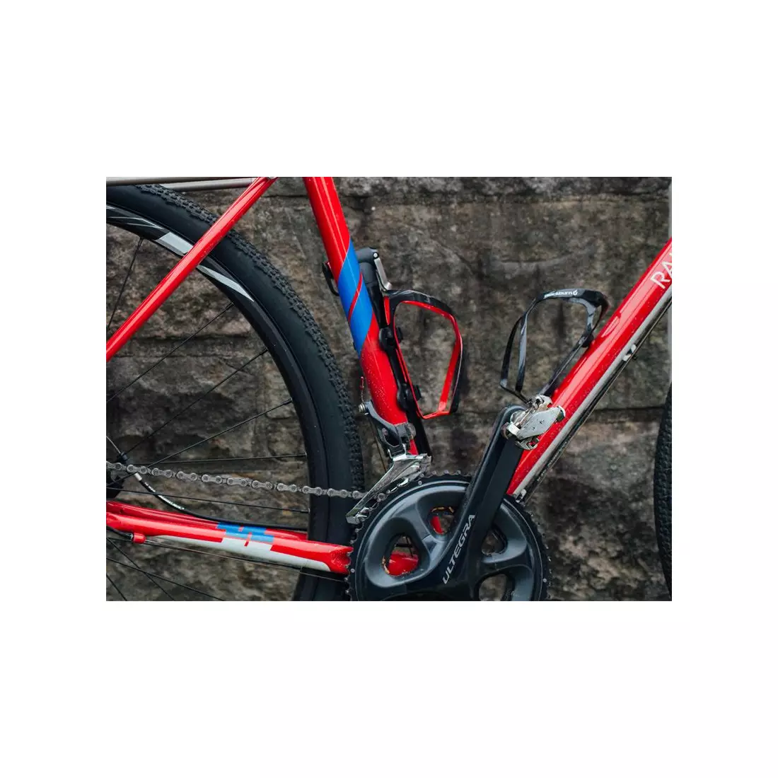 BLACKBURN Karbon Fahrrad Wasserflasche Korb cinch 16g schwarz rot matt BBN-7068173