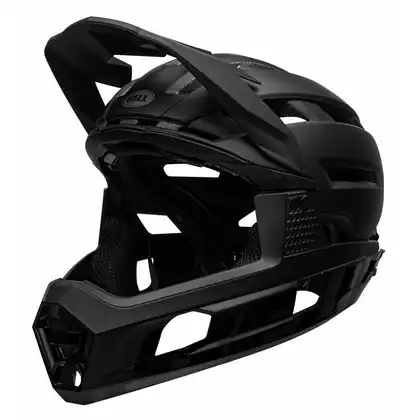 Fahrradhelm full face BELL SUPER AIR R MIPS SPHERICAL matte gloss black 