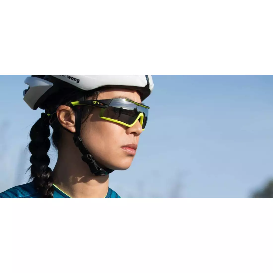 Sportbrille mit austauschbaren Linsen. TIFOSI DAVOS white black TFI-1460104801