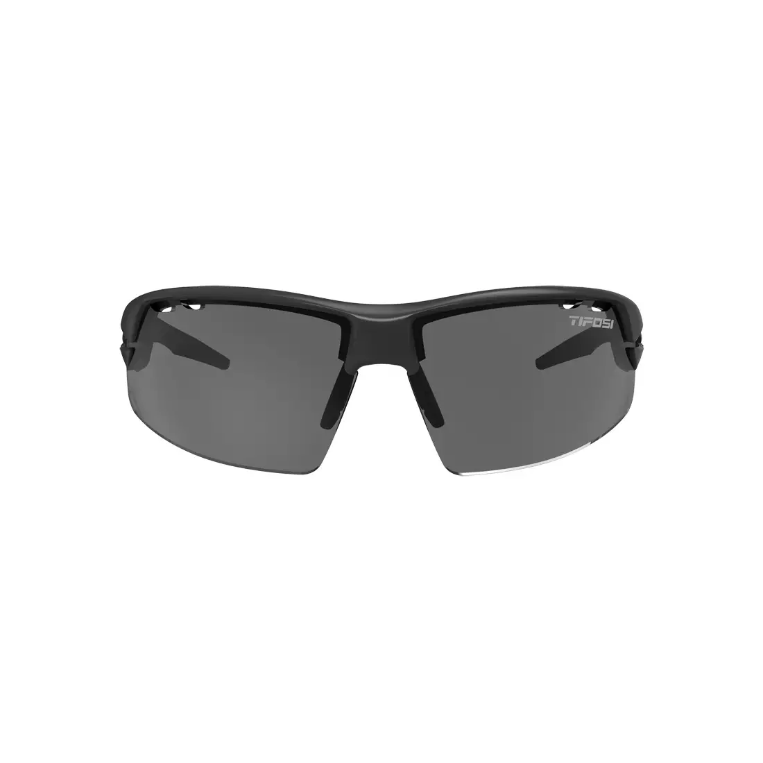 TIFOSI Sportbrillen mit austauschbaren Gläsern crit matte black (Smoke, AC Red, Clear) TFI-1340100101
