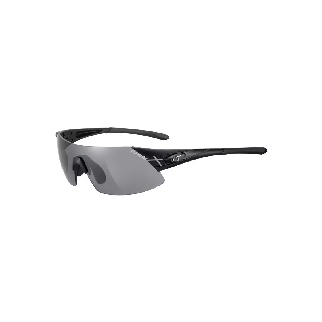 TIFOSI Sportbrillen mit austauschbaren Gläsern podium XC matte black (Smoke, AC Red, Clear) TFI-1070100101