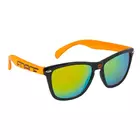FORCE Sportbrille free schwarz-orange 91032