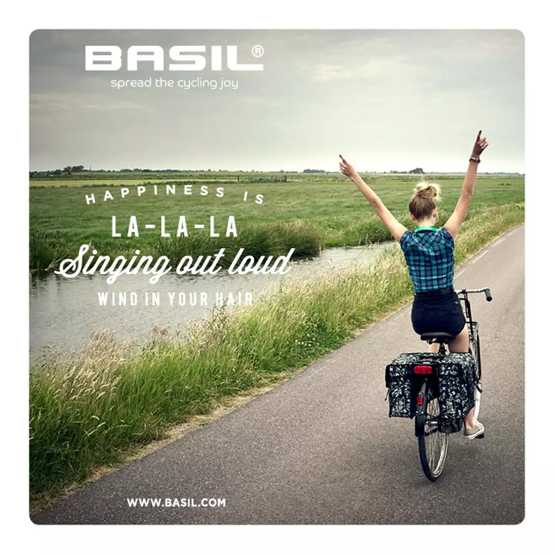 Fahrradtasche BASIL WANDERLUST DOUBLE BAG 35L, schwarz BAS-17642