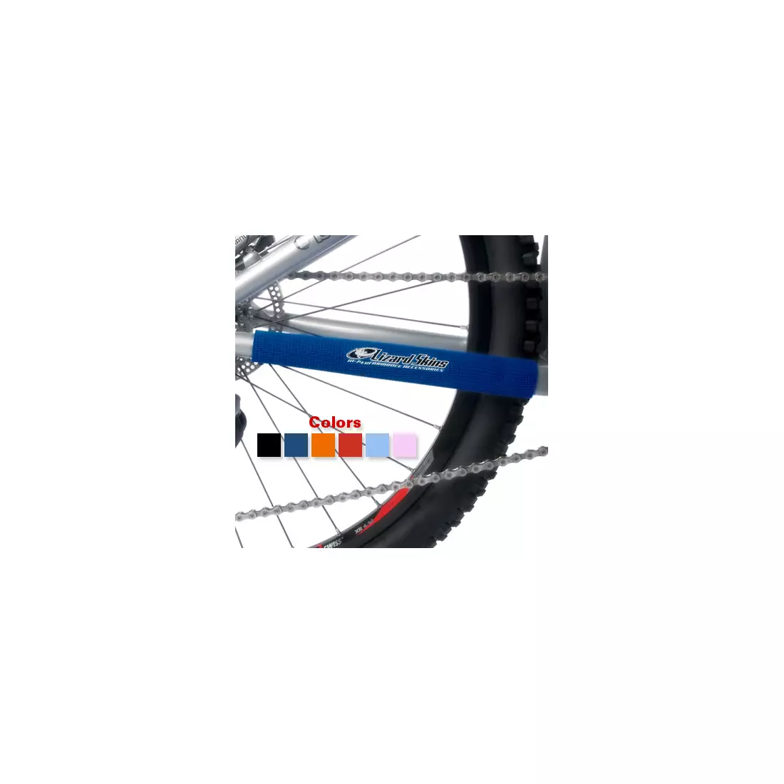 LIZARDSKINS Fahrradrahmen-Abdeckung jumbo (m) blau LZS-CHJDS400