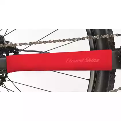 LIZARDSKINS Fahrradrahmen-Abdeckung medium neoprene chainstay protector rot LZS-CHMDS500