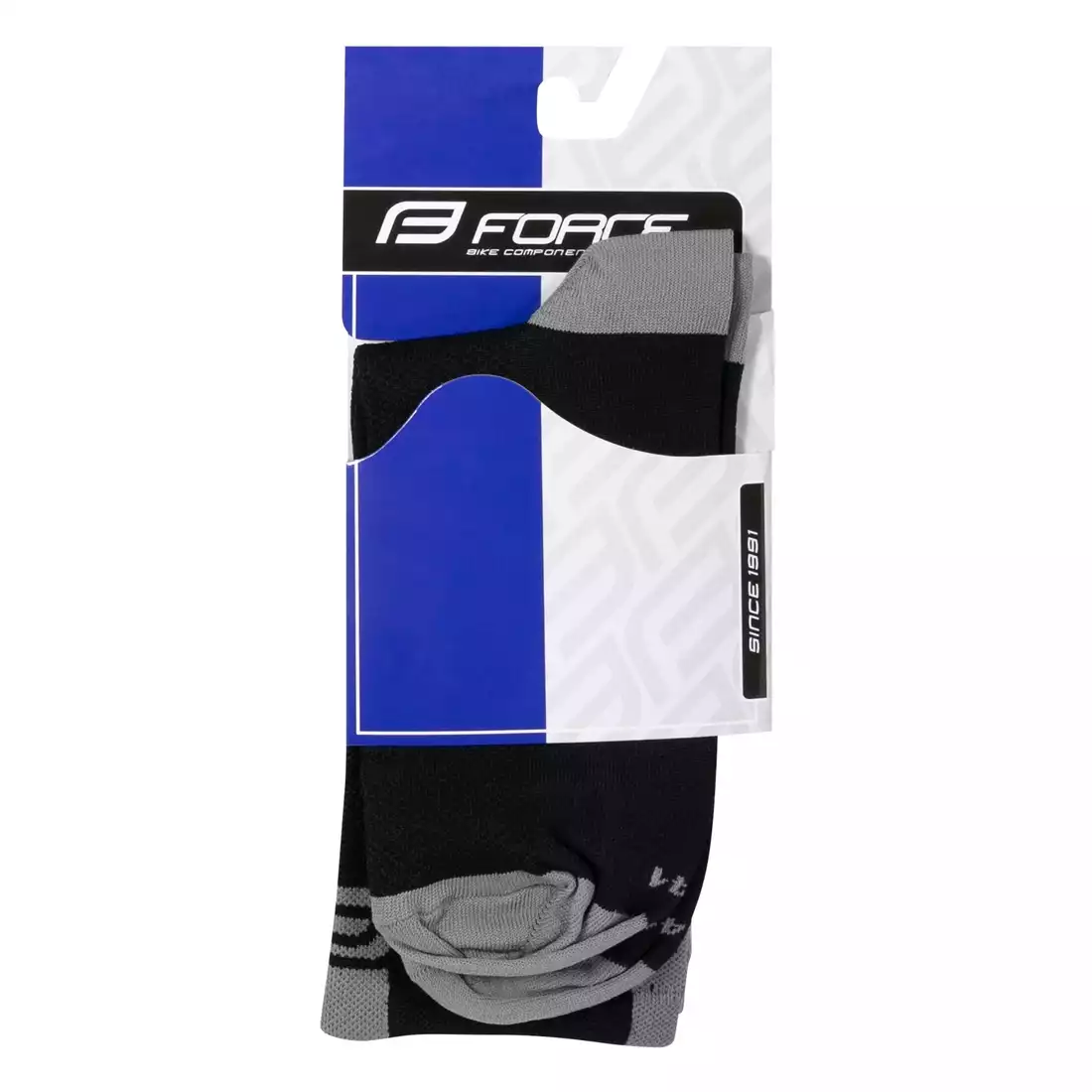 FORCE LONG PRO Sportliche Socken schwarz-grau 9009052
