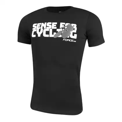 FORCE SENSE T-shirt czarny XS 90774-XS