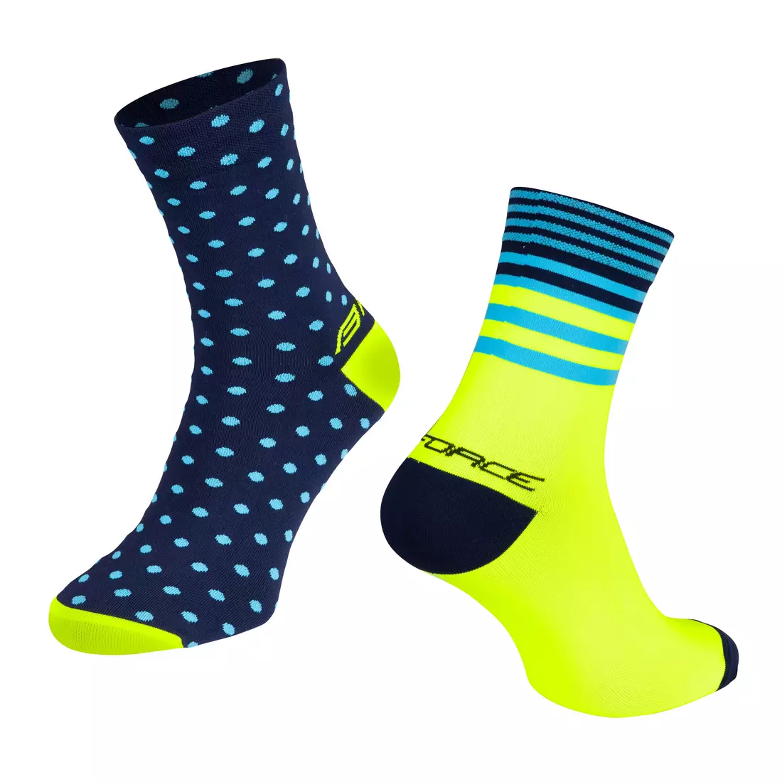 FORCE SPOT Sportliche Socken blau-fluor 9009088